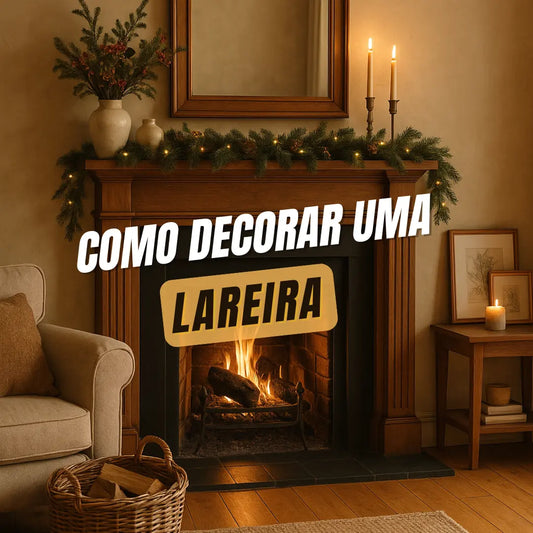 Sala acolhedora e clássica com lareira decorada | Como decorar uma lareira na sala
