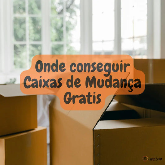 Onde conseguir caixas de mudança gratis