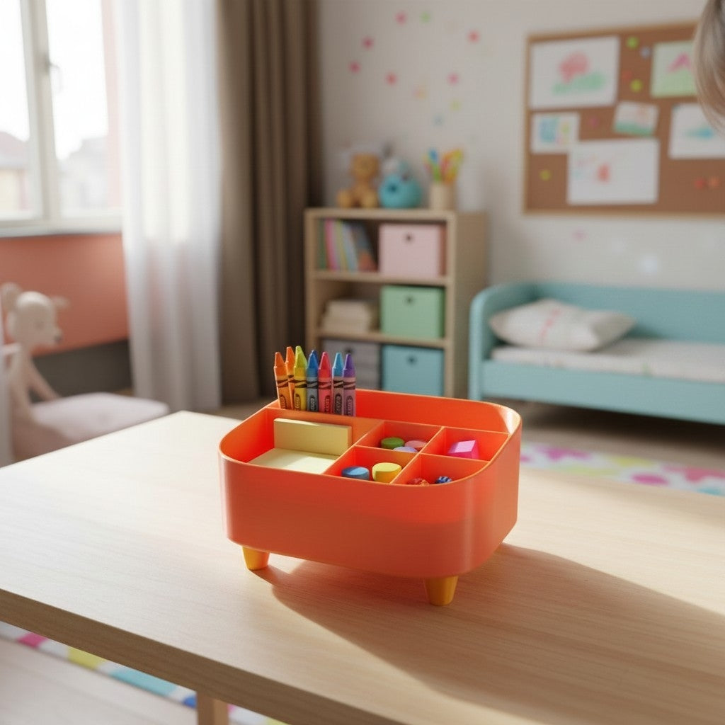 Organizador com Pés — Secretária, Maquilhagem e Quarto de Criança