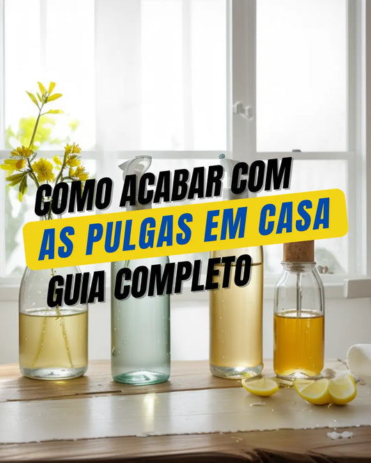 como acabar com as pulgas em casa